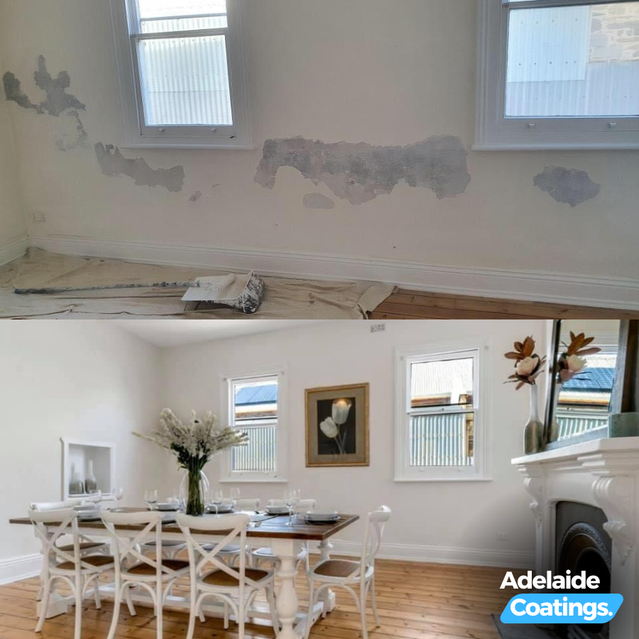 Before and after painting project 3