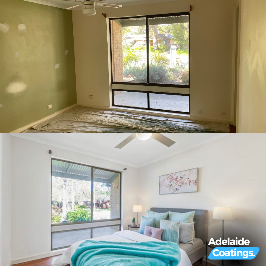 Before and after painting project 5