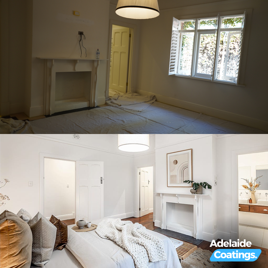 Before and after painting project 6